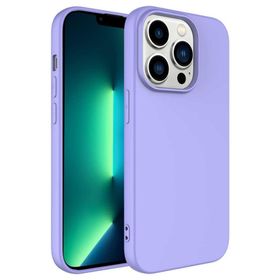 Ceponya Apple İphone 14 Pro Max Lansman Tasarım İç Yüzeyi Kadife Silikon Kılıf