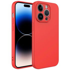 Ceponya Apple İphone 14 Pro Max Lansman Tasarım İç Yüzeyi Kadife Silikon Kılıf