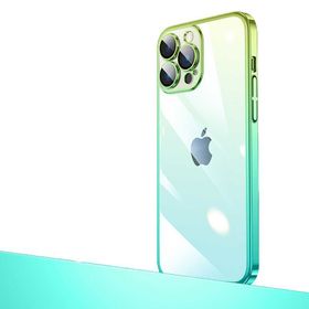 Ceponya Apple iPhone 14 Pro Max Parlak Renk Geçişli Kamera Korumalı Zore Senkron Kapak Kılıf