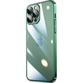 Ceponya Apple iPhone 14 Pro Max Sert Pc Renkli Çerçeveli Riksos Kapak Kılıf