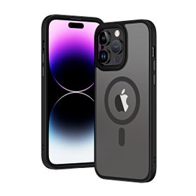 Ceponya Apple iPhone 14 Pro Max Wireless Şarj Özellikli Hibrit Magsafe Kapak Kılıf