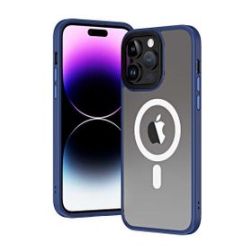 Ceponya Apple iPhone 14 Pro Max Wireless Şarj Özellikli Hibrit Magsafe Kapak Kılıf