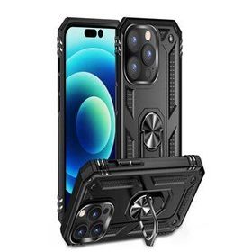 Ceponya Apple İphone 14 Pro Yüzüklü Standlı Manyetikli Armor Zırh