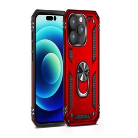 Ceponya Apple İphone 14 Pro Yüzüklü Standlı Manyetikli Armor Zırh