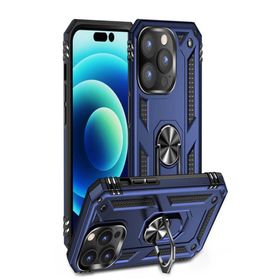 Ceponya Apple İphone 14 Pro Yüzüklü Standlı Manyetikli Armor Zırh