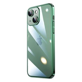Ceponya Apple iPhone 14 Sert Pc Renkli Çerçeveli Zore Riksos Kapak Kılıf