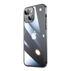 Ceponya Apple iPhone 14 Sert Pc Renkli Çerçeveli Zore Riksos Kapak Kılıf