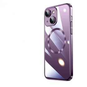 Ceponya Apple iPhone 14 Wireless Şarj Özellikli Sert Pc Riksos Magsafe Kapak Kılıf