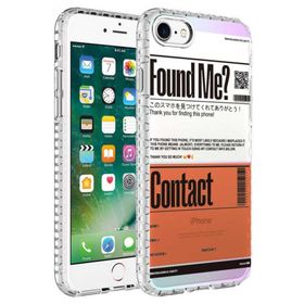 Ceponya Apple iPhone 7 Airbag Kenarlı Renkli Desenli Elegans Silikon Kılıf