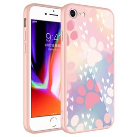 Ceponya Apple iPhone 7 Kamera Korumalı Desenli Sert Silikon Epoksi Kapak Kılıf