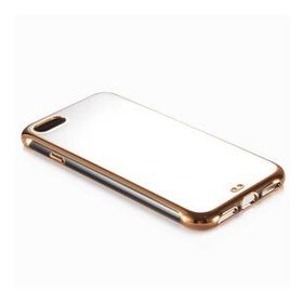 Ceponya Apple iPhone 7 Kamera Korumalı Kenarları Renkli Şeffaf Voit Silikon Kılıf