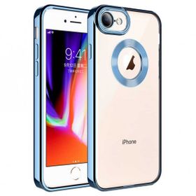 Ceponya Apple iPhone 7 Kamera Korumalı Logo Gösteren Omega Kapak Kılıf