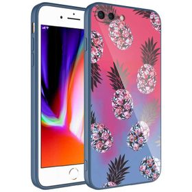 Ceponya Apple iPhone 7 Plus Kamera Korumalı Desenli Sert Silikon Epoksi Kapak Kılıf