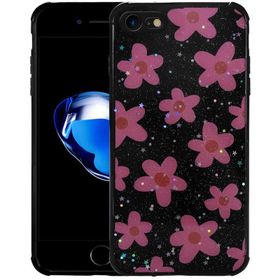 Ceponya Apple iPhone 7 Simli Desenli Kamera Korumalı Parlak Popy Kapak Kılıf