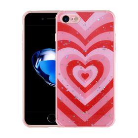 Ceponya Apple iPhone 7 Simli Desenli Kamera Korumalı Parlak Popy Kapak Kılıf