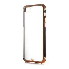 Ceponya Apple iPhone 8 Kamera Korumalı Kenarları Renkli Şeffaf Voit Silikon Kılıf