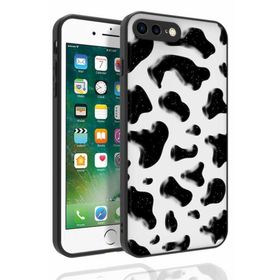 Ceponya Apple iPhone 8 Plus Desenli Kamera Korumalı Nora Silikon Kapak Kılıf