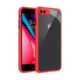 Ceponya Apple iPhone 8 Plus kaff Beyaz Kenarlı Kapak Kılıf