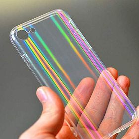Ceponya Apple iPhone 8 Rainbow Kapak Kılıf