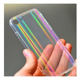 Ceponya Apple iPhone 8 Rainbow Kapak Kılıf