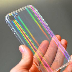 Ceponya Apple iPhone 8 Rainbow Kapak Kılıf
