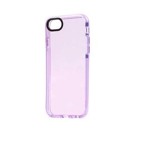 Ceponya Apple iPhone 8 Şeffaf Soft Kenar Tırtıklı Tasarım Silikon Kılıf