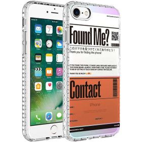 Ceponya Apple iPhone Se 2020 Airbag Kenarlı Renkli Desenli Silikon Elegans Kapak Kılıf