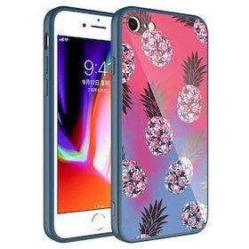 Ceponya Apple iPhone Se 2020 Kamera Korumalı Desenli Sert Silikon Epoksi Kapak Kılıf