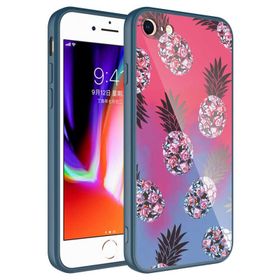 Ceponya Apple iPhone Se 2020 Kamera Korumalı Desenli Sert Silikon Epoksi Kapak Kılıf