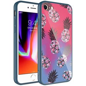 Ceponya Apple iPhone Se 2020 Kamera Korumalı Desenli Sert Silikon Epoksi Kapak Kılıf