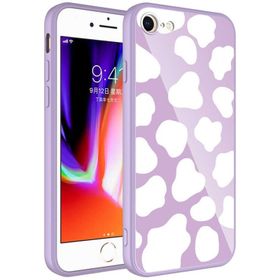 Ceponya Apple iPhone Se 2020 Kamera Korumalı Desenli Sert Silikon Epoksi Kapak Kılıf
