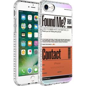 Ceponya Apple iPhone Se 2022 Airbag Kenarlı Renkli Desenli Elegans Silikon Kılıf