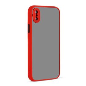 Ceponya Apple iPhone X Hux Lacivert Kenarlı Kapak Kılıf
