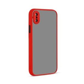 Ceponya Apple iPhone X Hux Lacivert Kenarlı Kapak Kılıf