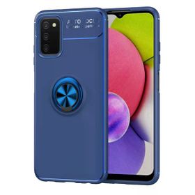 Ceponya Galaxy A03s Yüzüklü Standlı Manyetik Kamera Çıkıntılı Silikon Kılıf