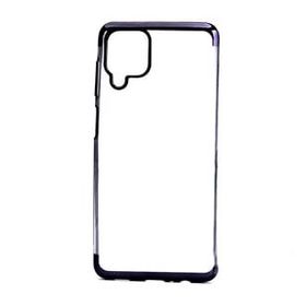 Ceponya Galaxy A12 İnce Köşeleri Renkli Şeffaf Silikon Kılıf