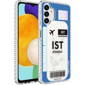 Ceponya Galaxy A13 4g Airbag Kenarlı Renkli Desenli Elegans Silikon Kılıf