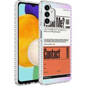 Ceponya Galaxy A13 4g Airbag Kenarlı Renkli Desenli Elegans Silikon Kılıf