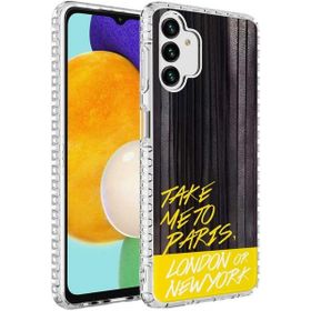 Ceponya Galaxy A13 4g Airbag Kenarlı Renkli Desenli Elegans Silikon Kılıf