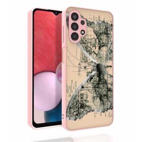 Ceponya Galaxy A13 4g Desenli Kamera Korumalı Parlak Nora Kapak Kılıf