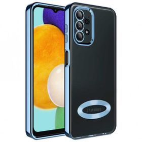 Ceponya Galaxy A13 4G Kamera Korumalı Logo Gösteren Omega Kapak Kılıf