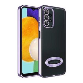 Ceponya Galaxy A13 4G Kamera Korumalı Logo Gösteren Omega Kapak Kılıf