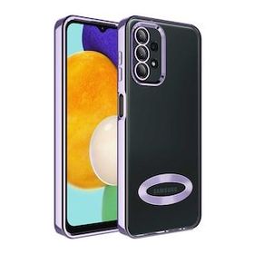 Ceponya Galaxy A13 4G Kamera Korumalı Logo Gösteren Omega Kapak Kılıf