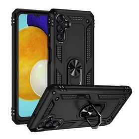 Ceponya Galaxy A13 Yüzüklü Standlı Manyetikli Armor Zırh Silikon Kılıf