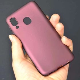 Ceponya Galaxy A20E Kamera Korumalı Mat Soft Esnek Kalite Silikon Kılıf
