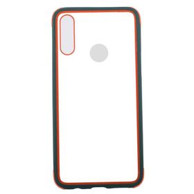 Ceponya Galaxy A20S Airbagli Renkli Yüksek Kenarlı Şeffaf Tiron Kılıf