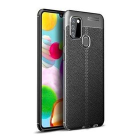 Ceponya Galaxy A21S Deri Desenli Kamera Çıkıntılı Ultra Koruma Kılıf