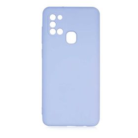 Ceponya Galaxy A21S Lansman Tasarım İç Yüzeyi Kadife Silikon Kılıf