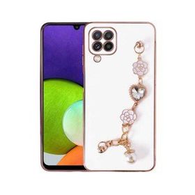 Ceponya Galaxy A22 4G El Tutamaçlı Kamera Korumalı Taka Silikon Kapak Kılıf