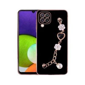Ceponya Galaxy A22 4G El Tutamaçlı Kamera Korumalı Taka Silikon Kapak Kılıf